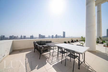 2 Bedroom Flat for Sale in Jumeirah Village Circle (JVC), Dubai - Huge penthouse | Open sky view | Renovated