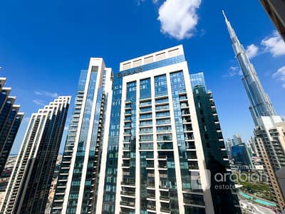 1 Bedroom Flat for Sale in Downtown Dubai, Dubai - High Floor 1 Bed | Rare Huge Terraces | Burj View
