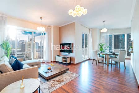 2 Bedroom Apartment for Rent in Dubai Marina, Dubai - Upgraded | Furnished | Marina View