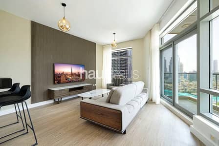 2 Bedroom Flat for Rent in Downtown Dubai, Dubai - Vacant | Furnished | Large Layout | Burj Views