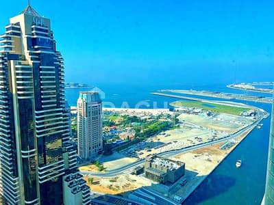 1 Bedroom Apartment for Rent in Dubai Marina, Dubai - Furnished I Amazing Sea and Marina View I 1 BED