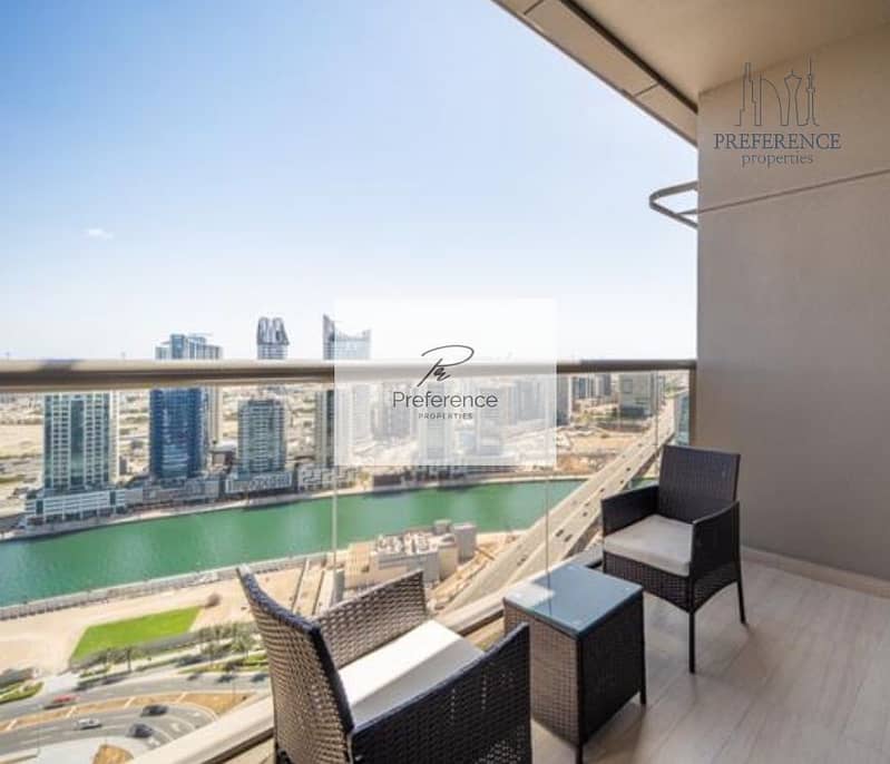 Fully Furnished Studio | Elite Downtown | Canal View