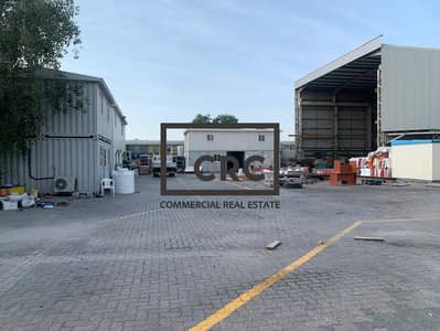 Warehouse for Rent in Al Quoz, Dubai - Independent | Warehouse and Yard | High Power