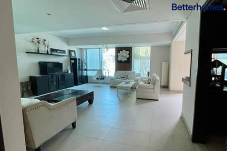 1 Bedroom Apartment for Rent in Dubai Marina, Dubai - Furnished | Terrace Apartment | Low Floor