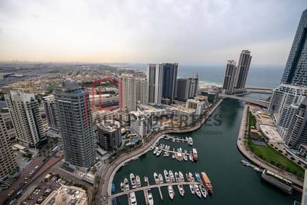 2 Bedroom Apartment for Rent in Dubai Marina, Dubai - HIGH FLOOR | SEA AND MARINA VIEW | FULLY FURNISHED