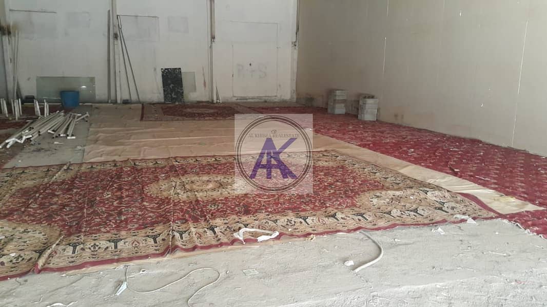 ware house available  for rent  monthly basis  in al rasheediya area ajman