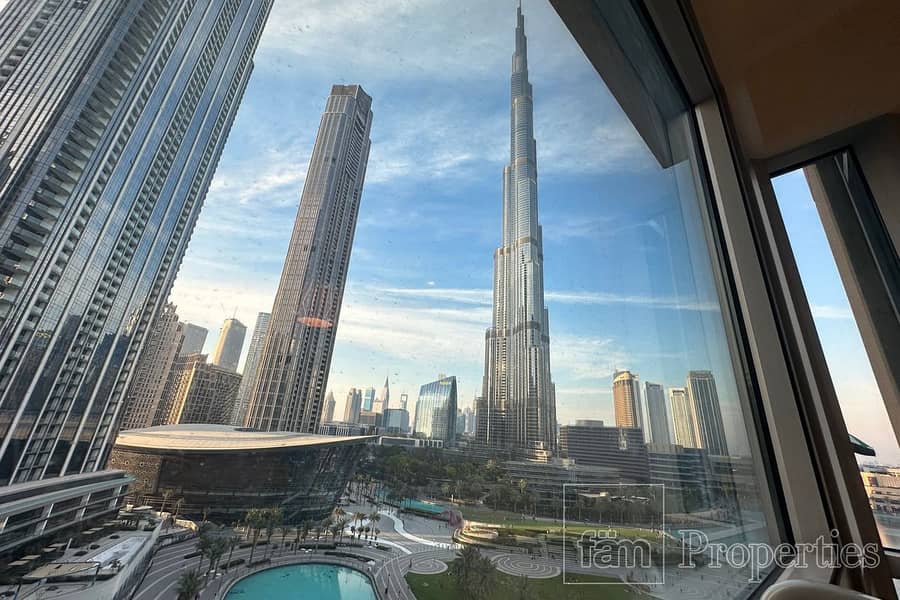 Full Burj view | Chiller free | Quick viewing