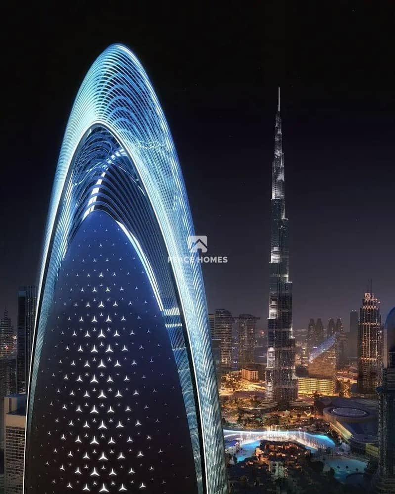 Branded by Mercedes Benz Apartments | Private Pool | BURJ KHALIFA AND WATER CANAL VIEW