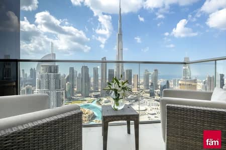 3 Bedroom Apartment for Rent in Downtown Dubai, Dubai - Hight floor | Full Fountain View | Vacant