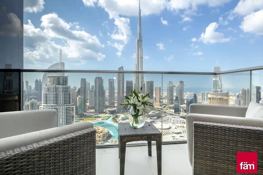 位于迪拜市中心，谦恭公寓喷泉景观综合体，谦恭喷泉景观3号大厦 3 卧室的公寓 750000 AED - 8866456