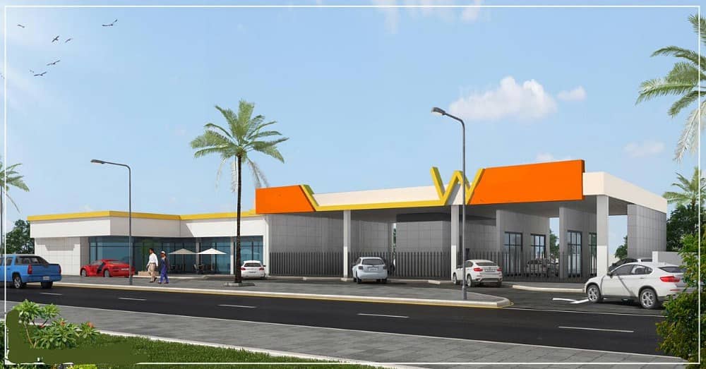 Car Wash with Service station - Brand new with 40,000 Sq/Ft for long lease in Sharjah