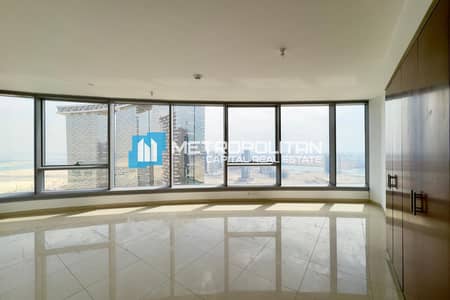 3 Bedroom Flat for Rent in Al Reem Island, Abu Dhabi - High Floor 3BR | Sea View | Corner Unit