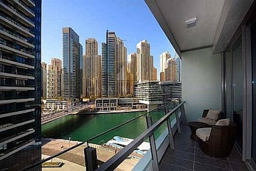 Marina View Vacant 2BR  with Balcony on Higher Floor