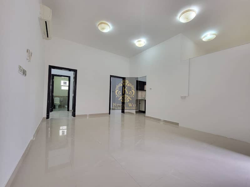 WITH! PRIVATE FRONT YARD! 2 BEDROOM HALL MAJLIS! WITH SEPARATE ENTERANCE! NEAR BY SUPER MARKET! AVAILABLE IN MBZ