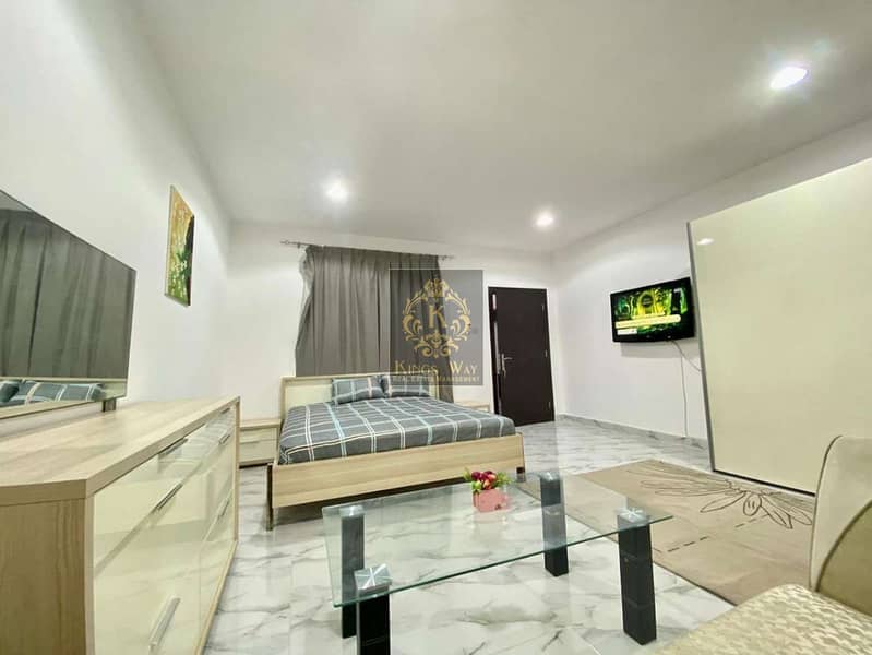 FURNISHED STUDIO AVAILABLE IN MBZ WITH GOOD LOCATION VIP STUDIO