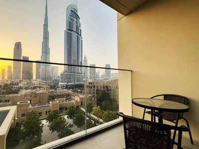 2 Bedroom Flat for Rent in Downtown Dubai, Dubai - Burj Khalifa View | Vacant | Fully Furnished