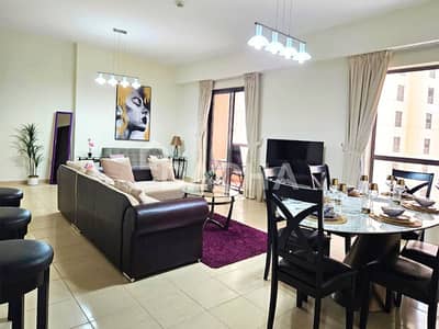 1 Bedroom Apartment for Rent in Jumeirah Beach Residence (JBR), Dubai - Furnished I Spacious Layout I Near Beach