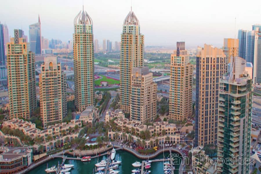 位于迪拜码头，迪拜滨海大厦（怡玛6号大厦），阿尔梅克大厦 1 卧室的公寓 1050000 AED - 8868641