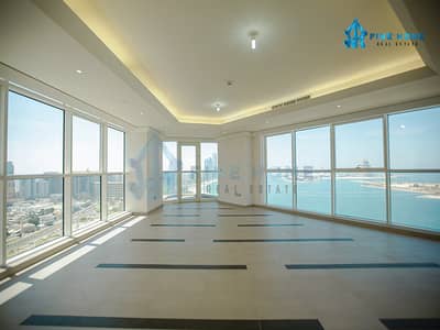 5 Bedroom Flat for Rent in Corniche Area, Abu Dhabi - 5BR with Maids & balcony | Sea View | Prime Location