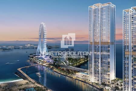 1 Bedroom Apartment for Sale in Bluewaters Island, Dubai - Sea and Eye View | High floor | Waterfront