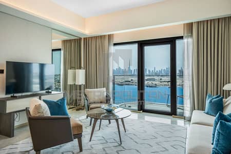 1 Bedroom Apartment for Rent in Dubai Creek Harbour, Dubai - Burj Khalifa View | Furnished | Waterfront living