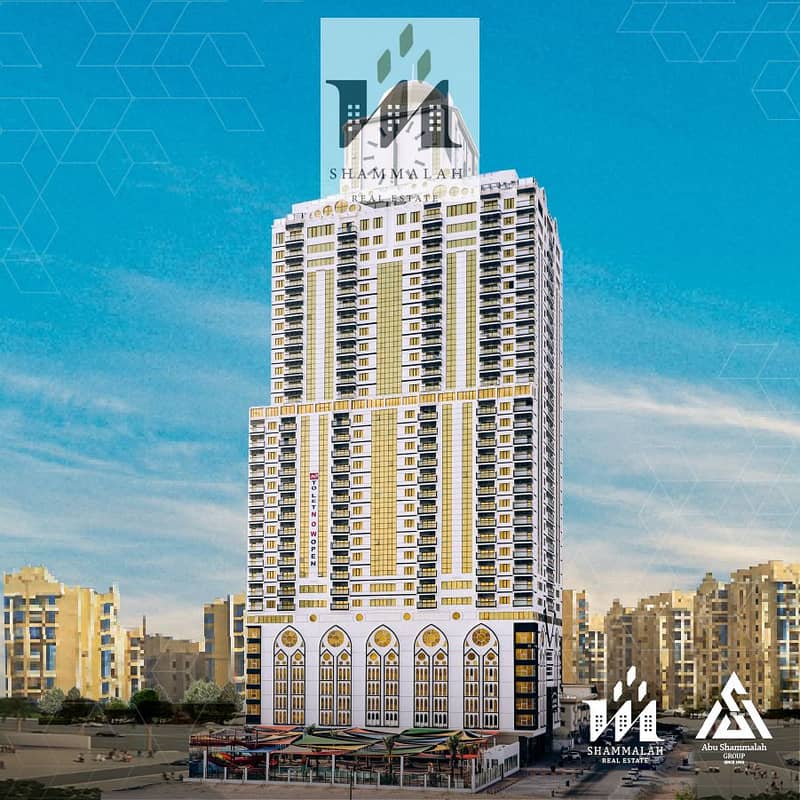 Luxurious apartments in Ajman Clock Towers , REF06CK