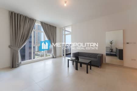1 Bedroom Apartment for Sale in Al Reem Island, Abu Dhabi - Furnished 1BR | Vacant | Partial Canal View