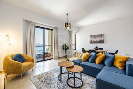 1 Bedroom Flat for Rent in Jumeirah Beach Residence (JBR), Dubai - Huge 1 Bed | With Sea View | Rimal 4 JBR