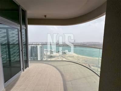 3 Bedroom Flat for Rent in Al Reem Island, Abu Dhabi - Luxurious 3BR + Maid | Breathtaking Sea Views at Reem Bay