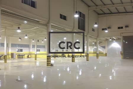 Warehouse for Rent in Mussafah, Abu Dhabi - AMAZING HUGE GARAGE | FULLY FITTED