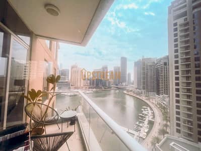 1 Bedroom Apartment for Rent in Dubai Marina, Dubai - Bright and Spacious | Partial Marina and Sea View