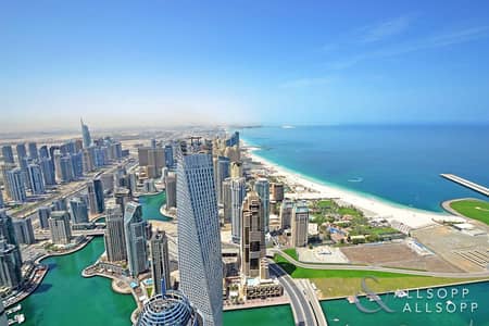 4 Bedroom Apartment for Sale in Dubai Marina, Dubai - 4 Bedrooms | Full Sea View | Marina View