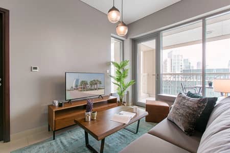 2 Bedroom Flat for Rent in Downtown Dubai, Dubai - Burj Khalifa View | Furnished | Flexible Terms