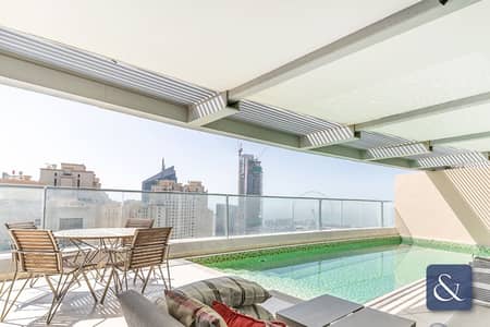 迪拜码头， 迪拜 4 卧室顶楼公寓待售 - 位于迪拜码头，三叉戟豪华公寓 4 卧室的顶楼公寓 24000000 AED - 8873337