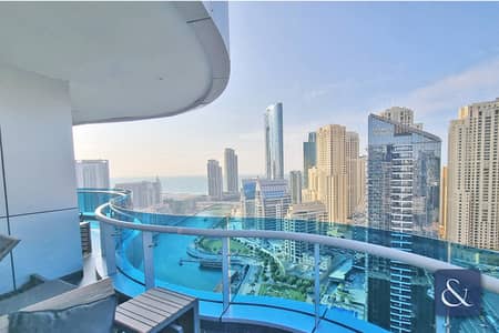 3 Bedroom Apartment for Sale in Dubai Marina, Dubai - Marina Views | Large Balcony | Best layout