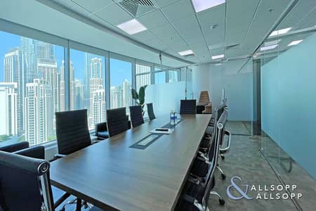 Office for Sale in Business Bay, Dubai - Fully Furnished | Tenanted | Burj Khalifa View