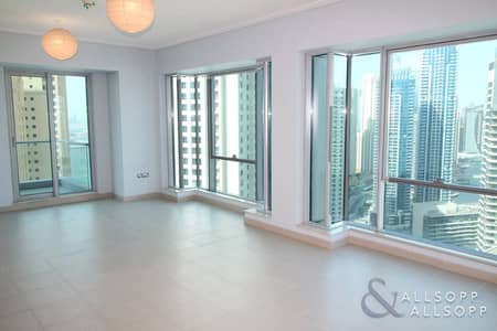 2 Bedroom Apartment for Sale in Dubai Marina, Dubai - Two Bedrooms | Unfurnished | Marina View