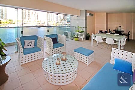 2 Bedroom Apartment for Sale in Dubai Marina, Dubai - Indoor Terrace | Panoramic Marina Views