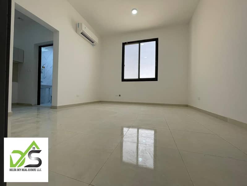 For rent a studio for the first inhabitant in the city of South Al Shamkha, next to Lulu, monthly, excellent location
