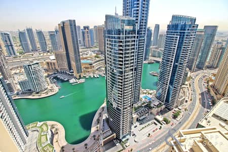 3 Bedroom Flat for Sale in Jumeirah Beach Residence (JBR), Dubai - Full Marina View | Duplex | Three Bed