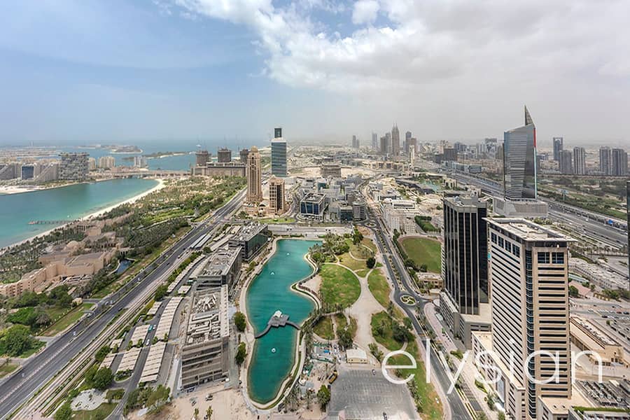 位于迪拜码头，滨海拱廊大厦 3 卧室的顶楼公寓 12900000 AED - 8874218