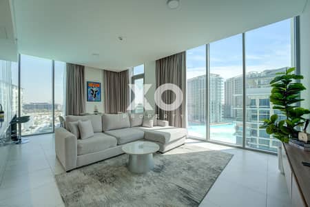 3 Bedroom Apartment for Rent in Mohammed Bin Rashid City, Dubai - Full Lagoon View | Furnished | Vacant Now