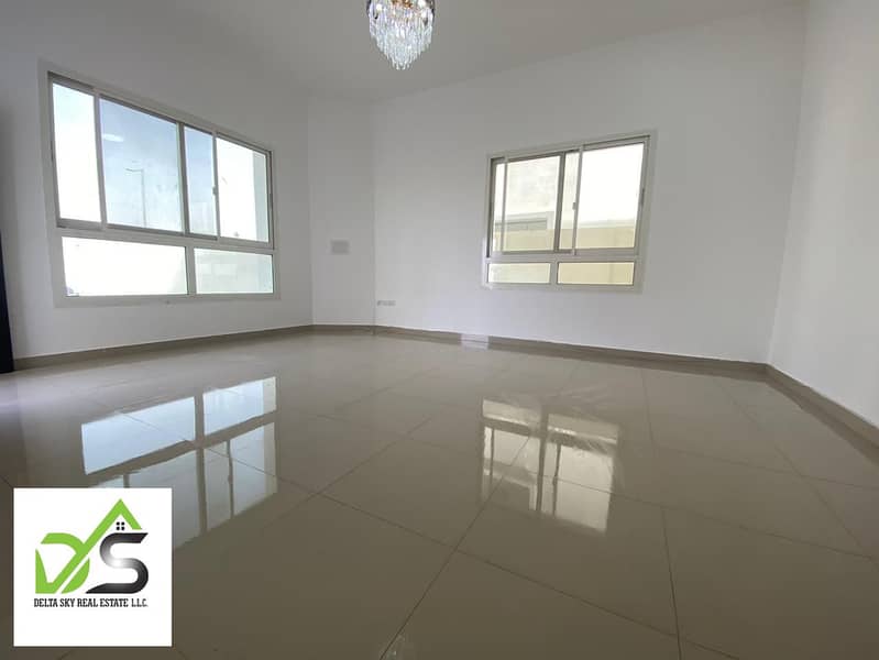 For rent an apartment, one room and a hall, with a private entrance, in the city of South Al Shamkha, monthly, next to the services