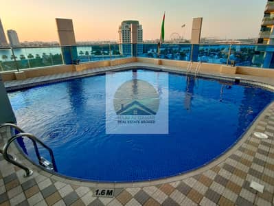 Lake View/Free AC,Gym,Pool,Parking/Luxurious All Masters 3-BR  with Maids,Balcony/ At Buhaira Corniche