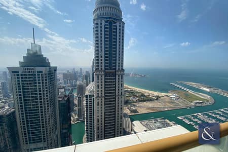 4 Bedroom Flat for Sale in Dubai Marina, Dubai - 4 Bedroom Penthouse | Full Sea View | Private Pool