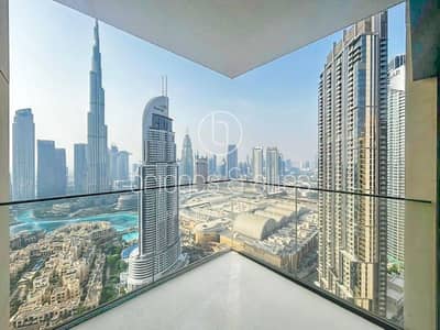 3 Bedroom Flat for Rent in Downtown Dubai, Dubai - 3BHK | STUNNING VIEW OF BURJ | HIGH FLOOR | VACANT