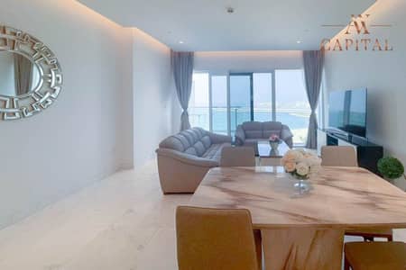 2 Bedroom Flat for Rent in Jumeirah Beach Residence (JBR), Dubai - Panoramic Sea View | Furnished | Luxury