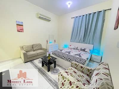 Studio for Rent in Khalifa City, Abu Dhabi - Marvelous Fully Furnished Studio Separate Kitchen Bathtub Washroom On Prime Location In KCA