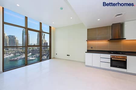 1 Bedroom Flat for Rent in Dubai Marina, Dubai - Exclusive | Full Marina View | Balcony | Unfurnished