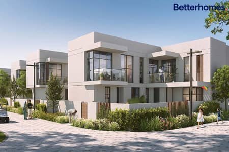 4 Bedroom Townhouse for Sale in Yas Island, Abu Dhabi - Opposite Community Green House | End Unit